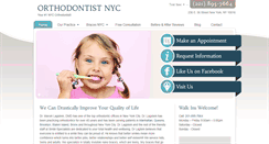 Desktop Screenshot of orthodontist-nyc.com